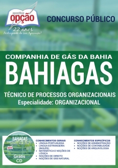 Companhia de Gás da Bahia (BAHIAGAS)-TÉCNICO DE PROCESSO ORGANIZACIONAIS - ORGANIZACIONAL-NÍVEL SUPERIOR (COMUM A TODOS OS CARGOS)